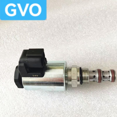 XCMG200 XE60 75 80 150 215 230 2510510 Bagian Excavator Tangki Bahan Bakar Sensor Solenoid Valve Excavator Pilot Safety Lock Rotary Solenoid Valve Coil Spoolcoil Solenoid Valve Core